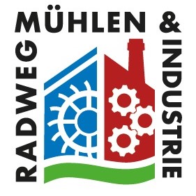 Logo des Radwegs Mühlen & Industrie