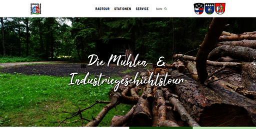 Startseite von der Homepage